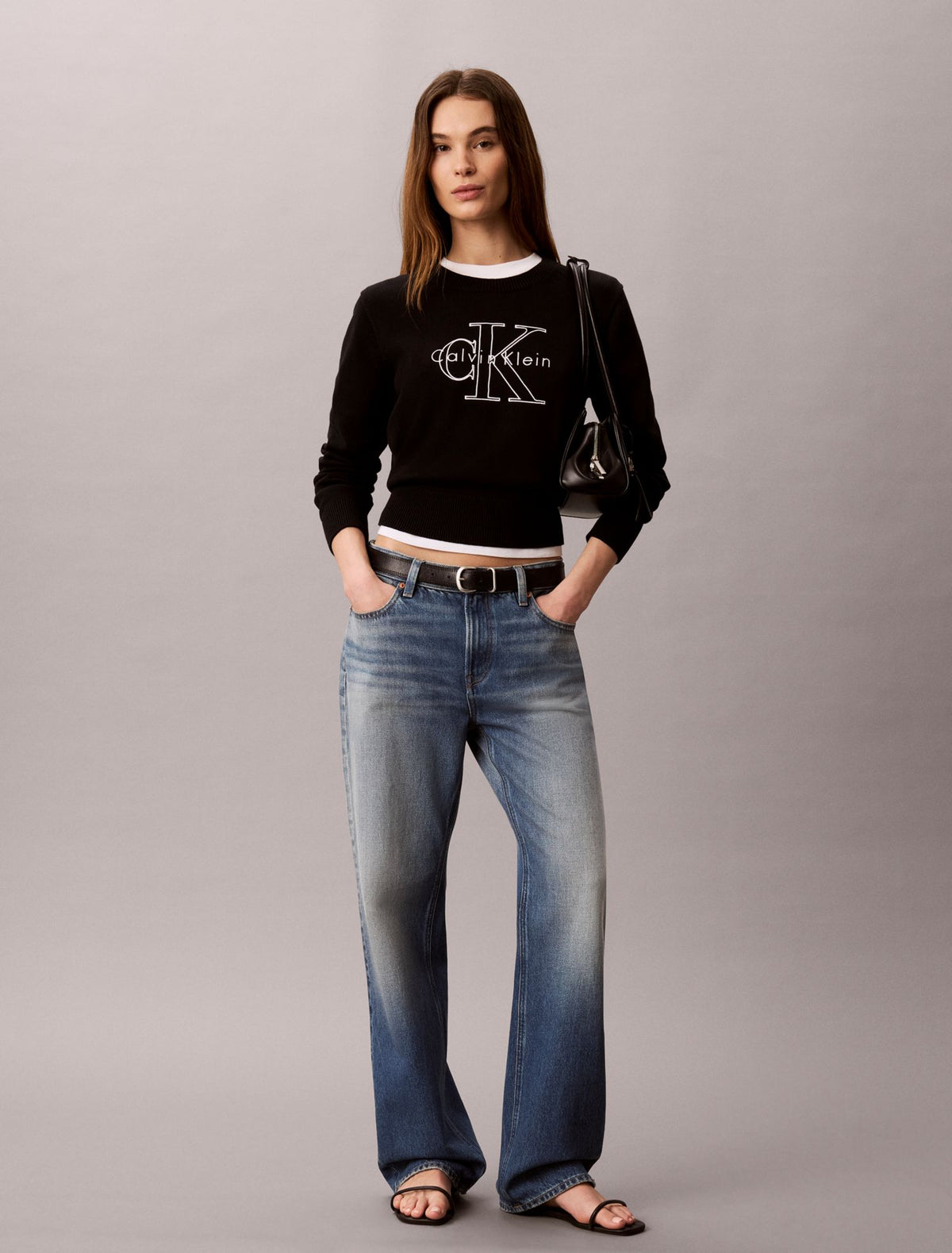Calvin Klein Monologo Outline Sweater