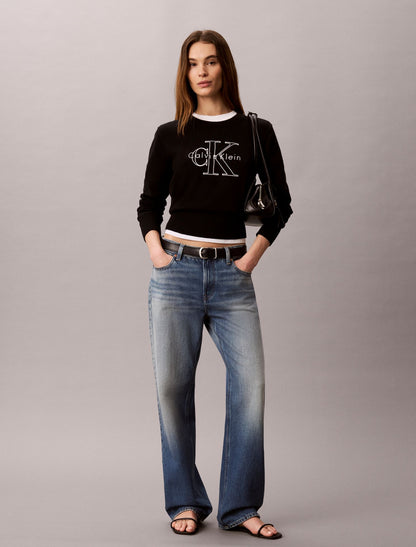 Calvin Klein Monologo Outline Sweater