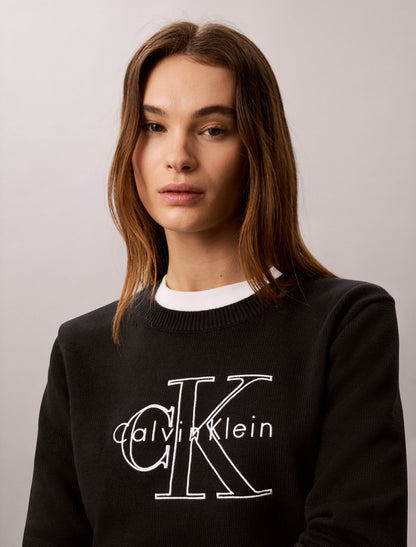 Calvin Klein Monologo Outline Sweater