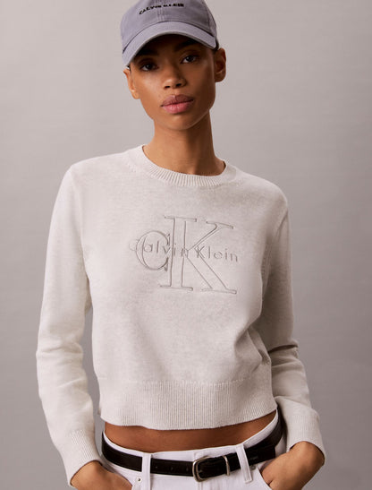 Calvin Klein Monologo Outline Sweater