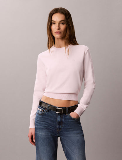 Calvin Klein Smooth Cotton Crewneck Sweater