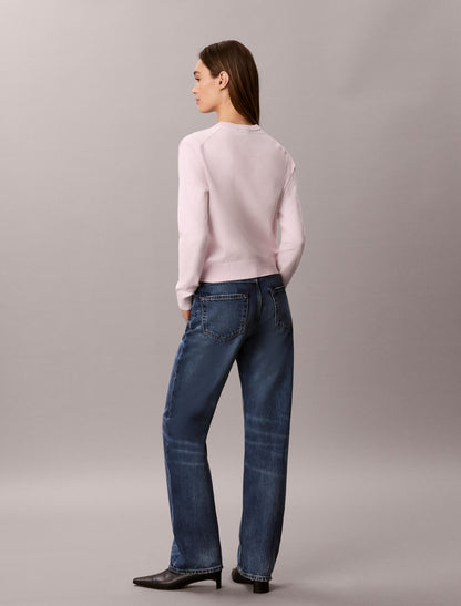 Calvin Klein Smooth Cotton Crewneck Sweater