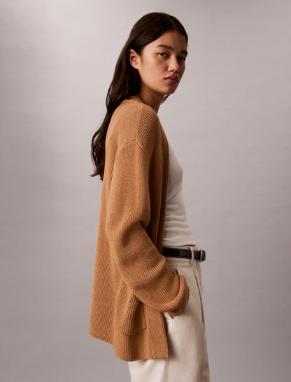 Calvin Klein Merino Wool Blend Duster Cardigan