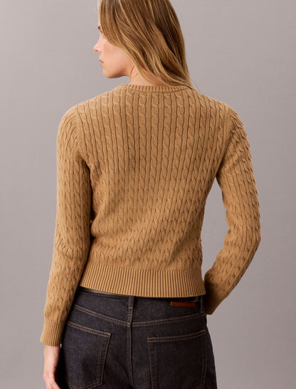 Calvin Klein Cable Knit Cardigan Sweater