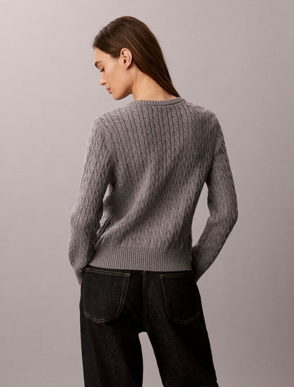 Calvin Klein Cable Knit Cardigan Sweater