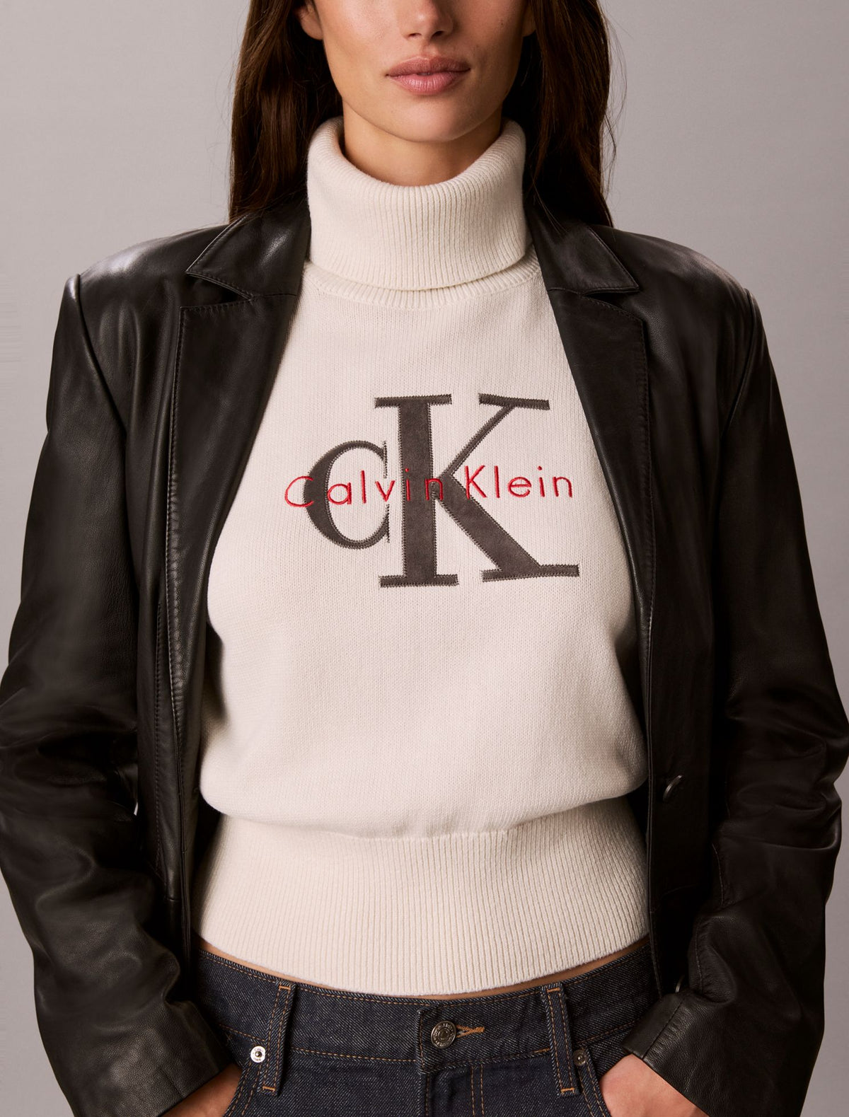 Calvin Klein Monologo Turtleneck Sweater