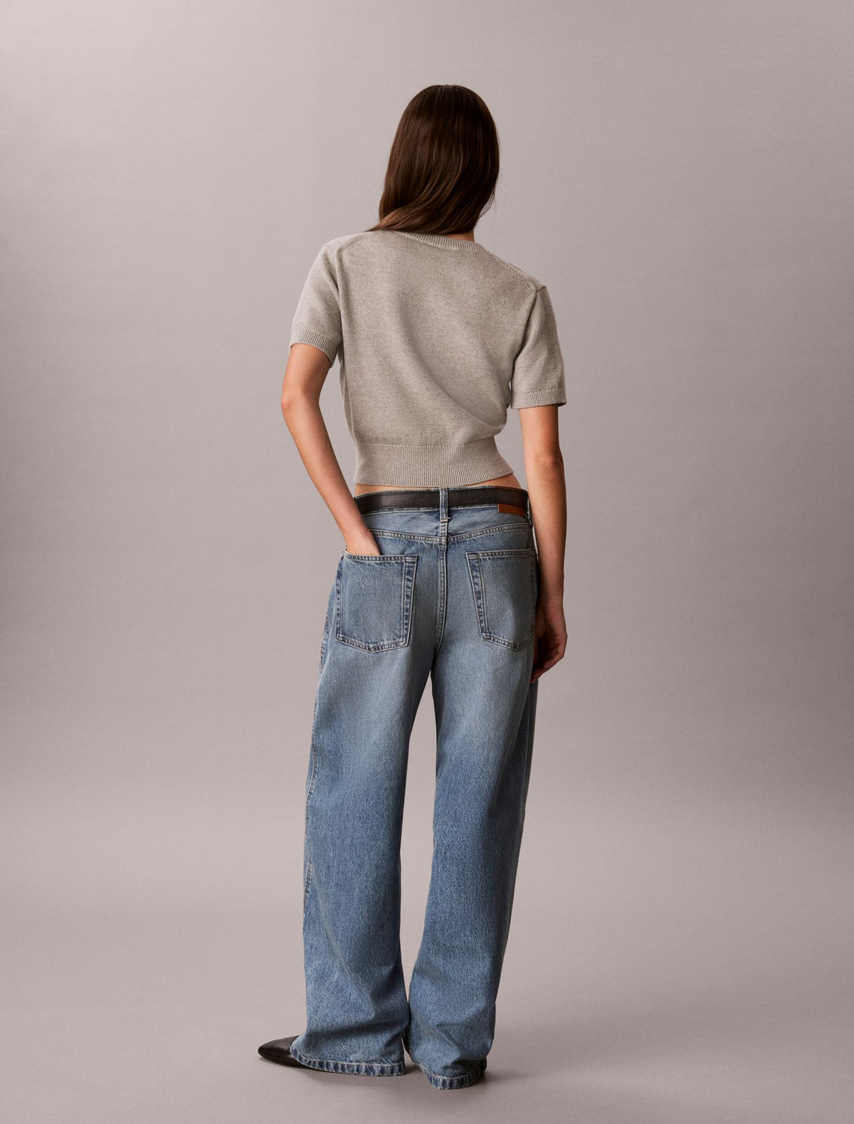 Calvin Klein Monologo Short Sleeve Sweater