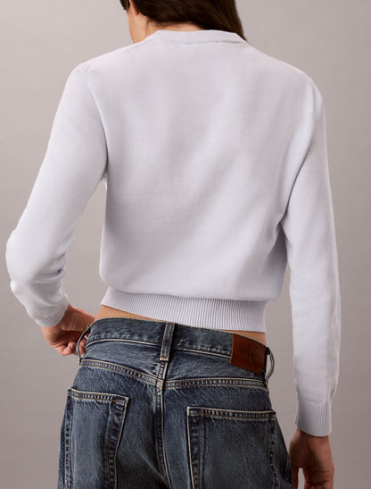 Calvin Klein Smooth Cotton Crewneck Sweater