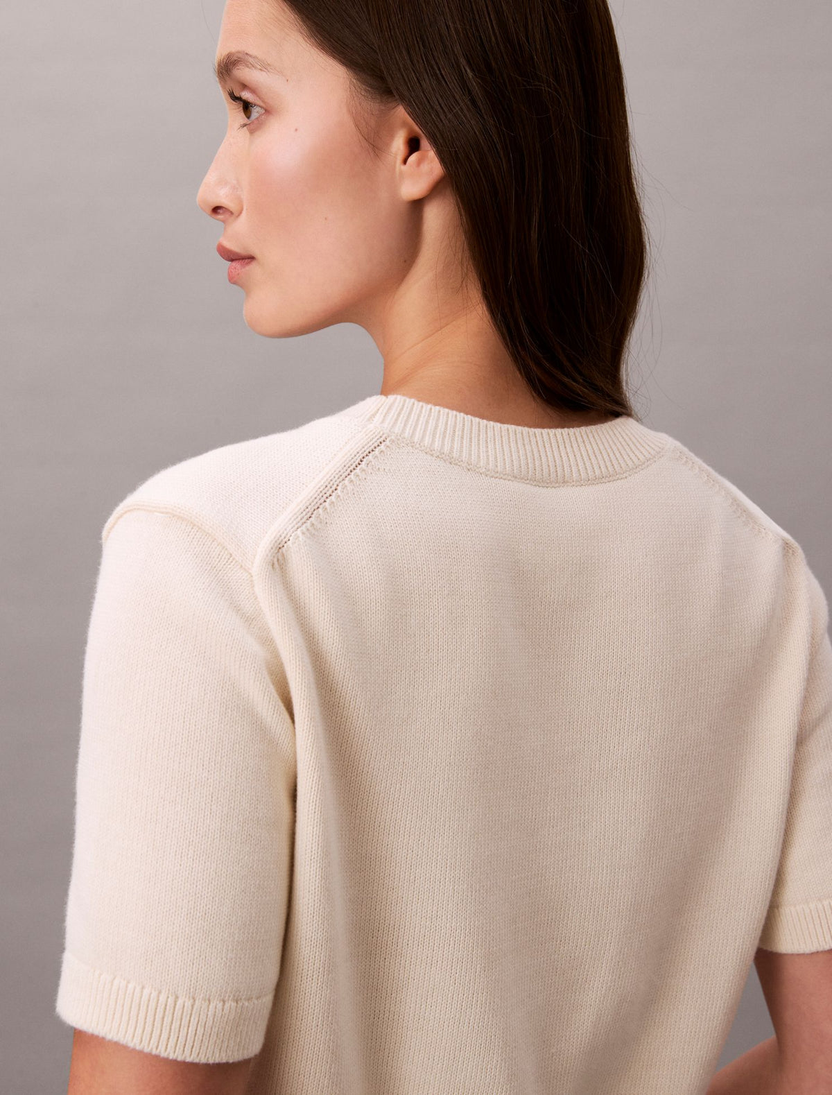 Calvin Klein Monogram Cropped Sweater
