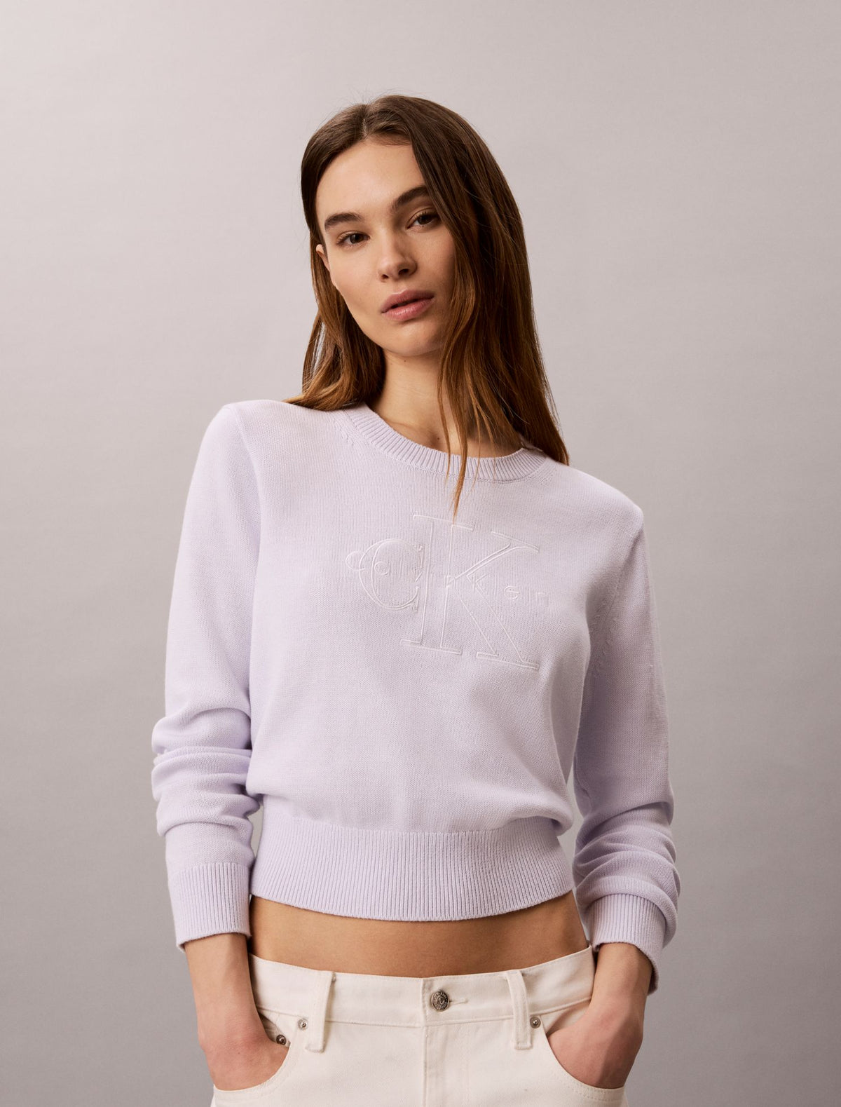Calvin Klein Monologo Outline Sweater