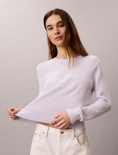 Calvin Klein Monologo Outline Sweater
