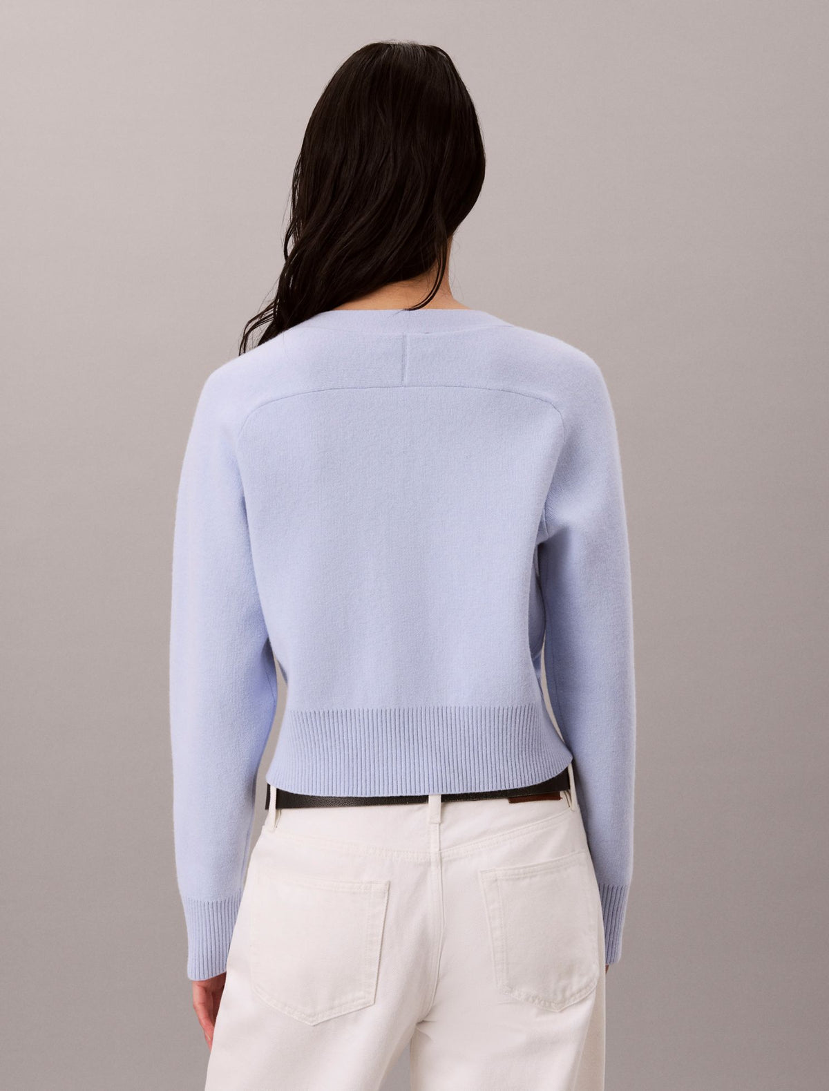 Calvin Klein Wool Cotton Raglan Cardigan