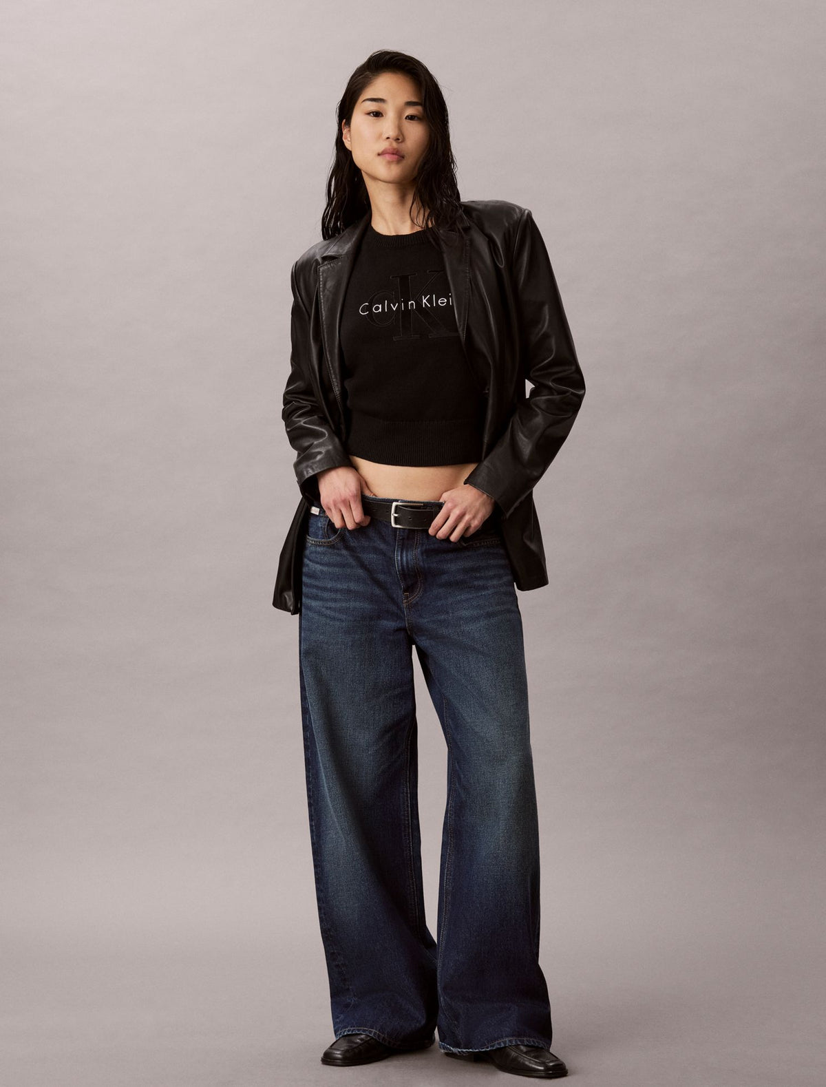 Calvin Klein Monologo Short Sleeve Sweater