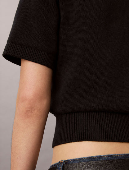 Calvin Klein Monologo Short Sleeve Sweater