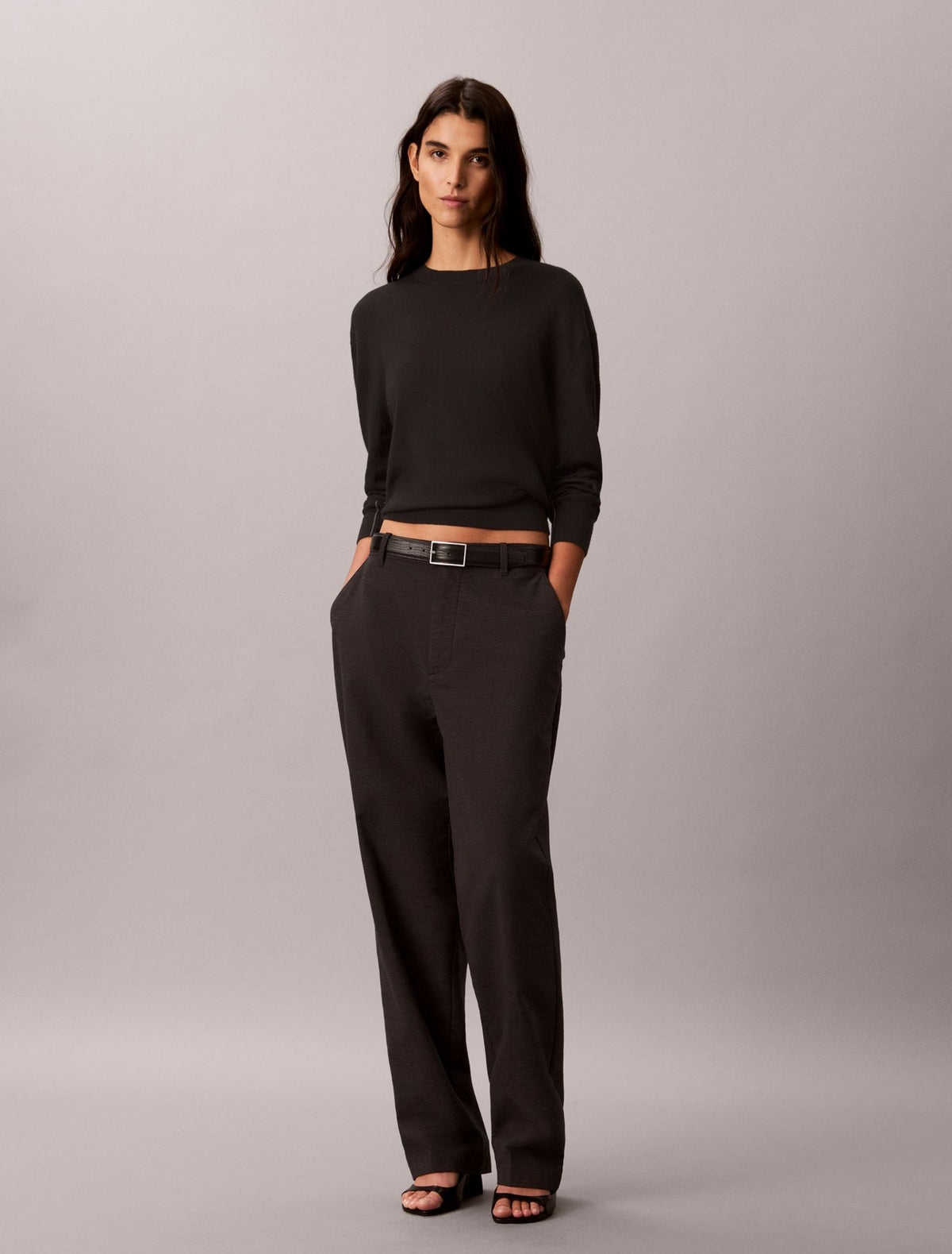 Calvin Klein Merino Wool Blend Crewneck Sweater