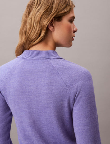 Calvin Klein Extra Fine Merino Polo Shirt