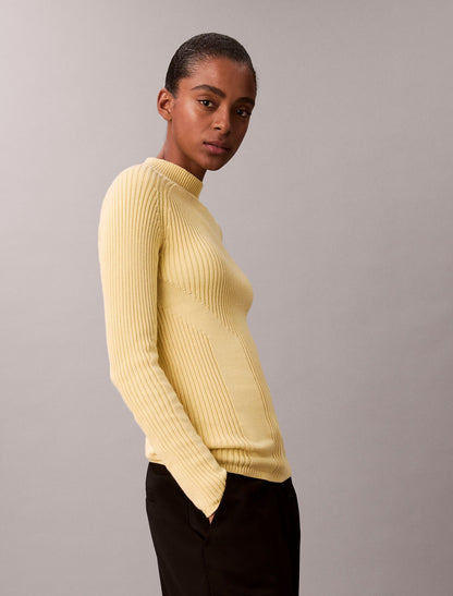 Calvin Klein Cotton Rib Slim Sweater