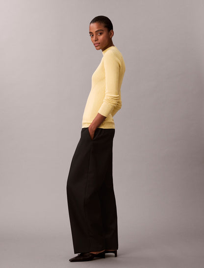 Calvin Klein Cotton Rib Slim Sweater