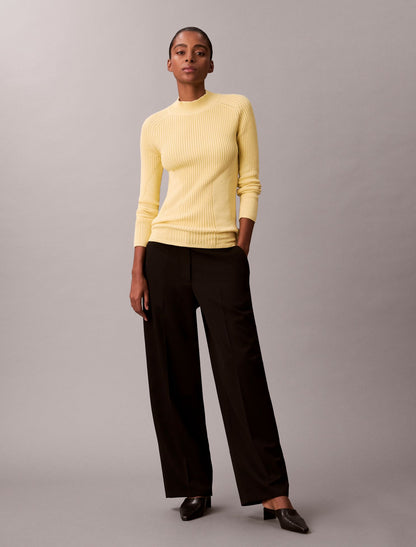 Calvin Klein Cotton Rib Slim Sweater