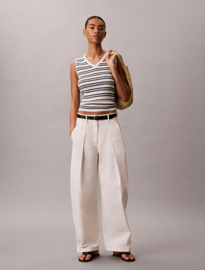 Calvin Klein Rib V-Neck Tank Top