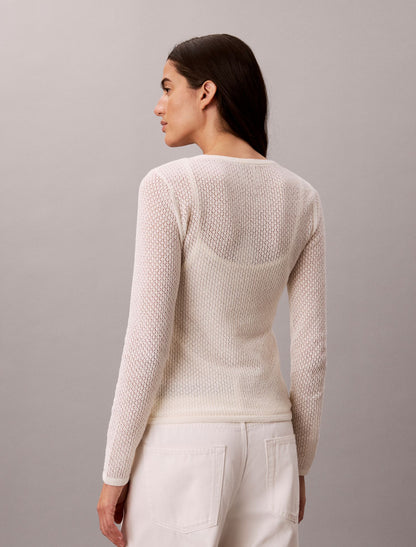 Calvin Klein Boucle Pointelle Top