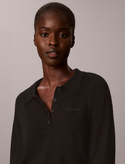 Calvin Klein Extra Fine Merino Polo Shirt