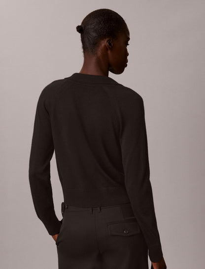 Calvin Klein Extra Fine Merino Polo Shirt
