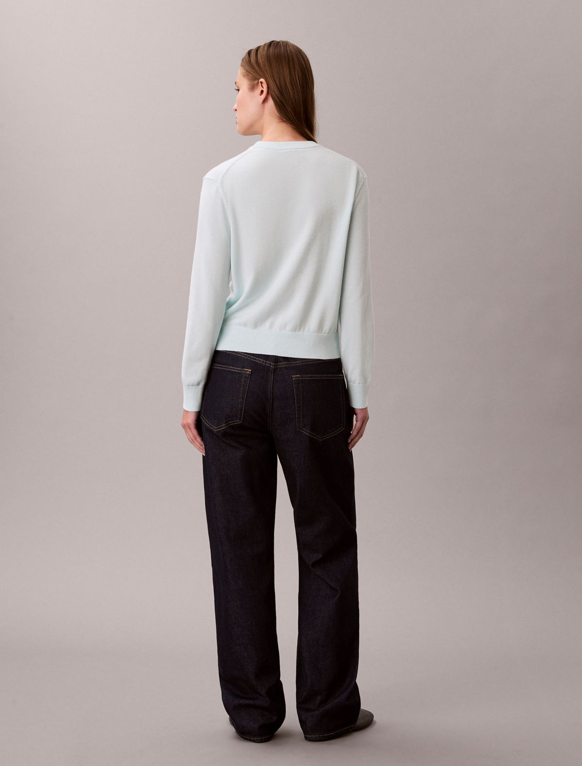 Calvin Klein Smooth Cotton Monogram Sweater