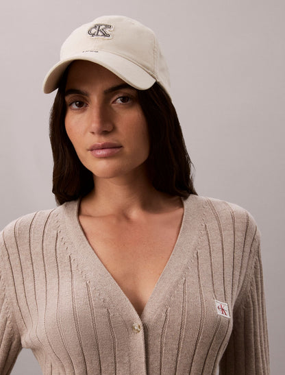 Calvin Klein Woven Monologo Cardigan