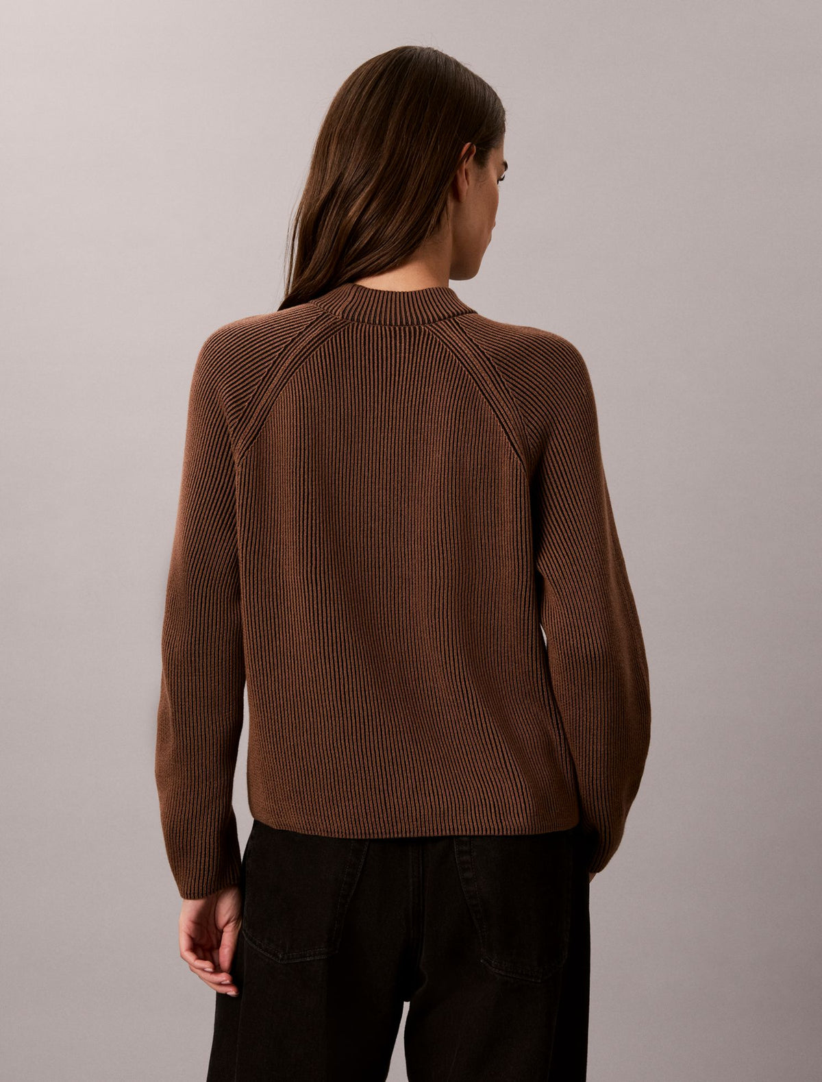 Calvin Klein Monogram Graphic Rib Sweater