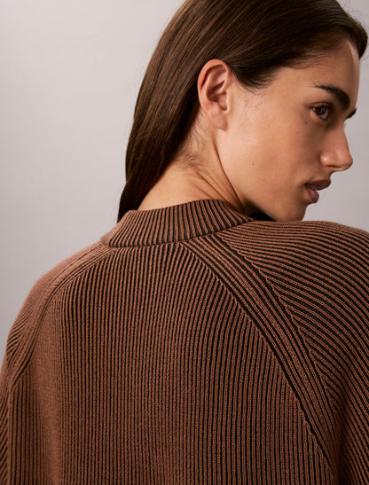Calvin Klein Monogram Graphic Rib Sweater