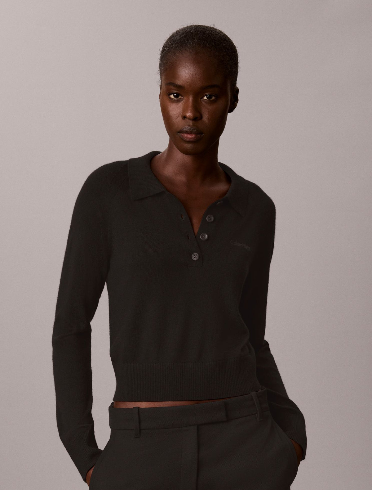 Calvin Klein Extra Fine Merino Polo Shirt