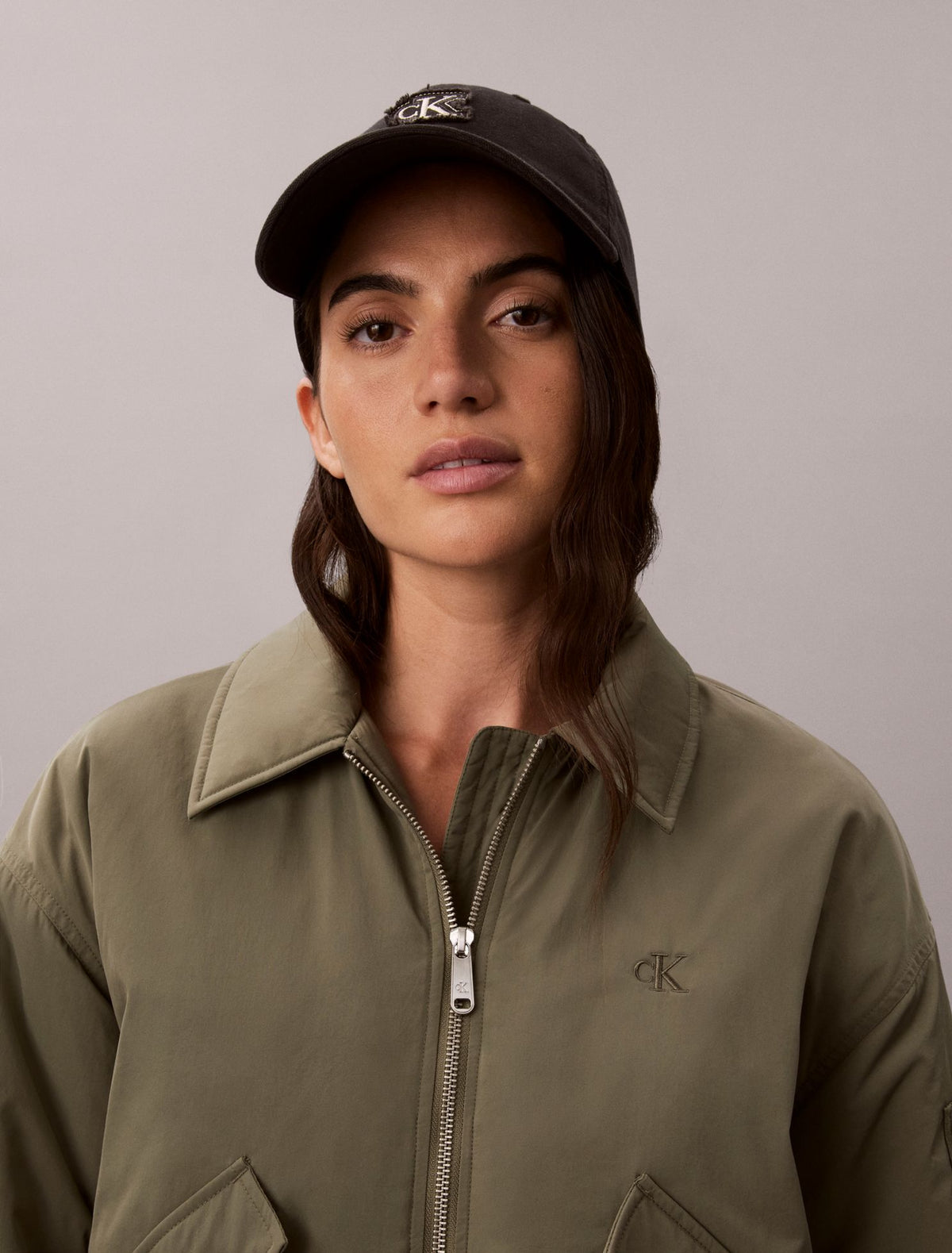 Calvin Klein Nylon Padded Bomber Jacket