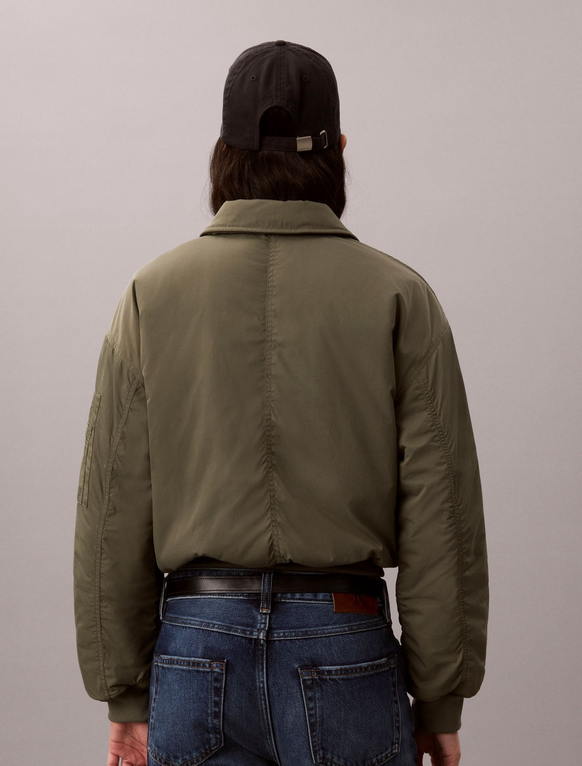 Calvin Klein Nylon Padded Bomber Jacket