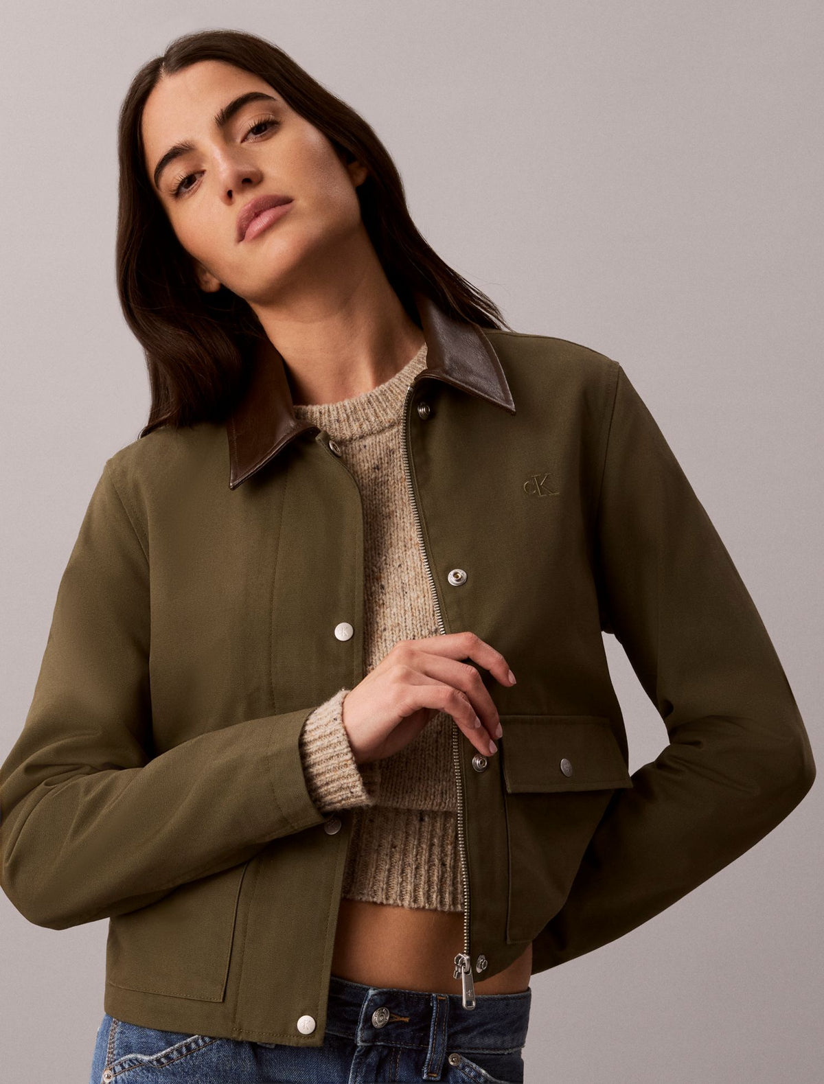 Calvin Klein Utility Short Jacket