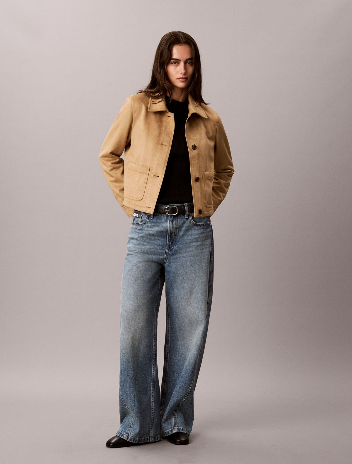 Calvin Klein Faux Suede Jacket