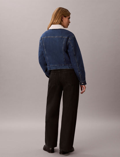 Calvin Klein Denim Sherpa Jacket