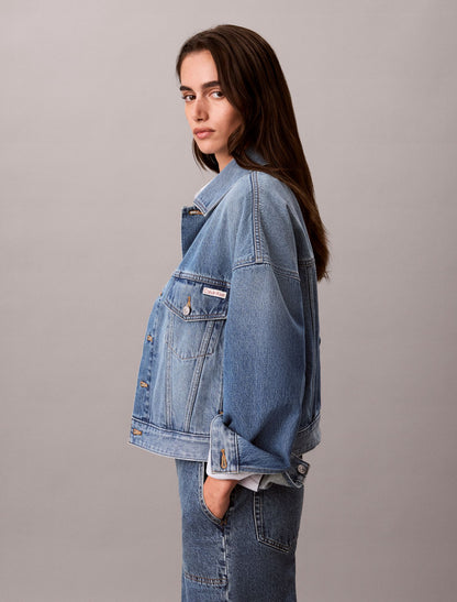 Calvin Klein Relaxed Trucker Denim Jacket