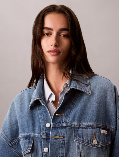 Calvin Klein Relaxed Trucker Denim Jacket
