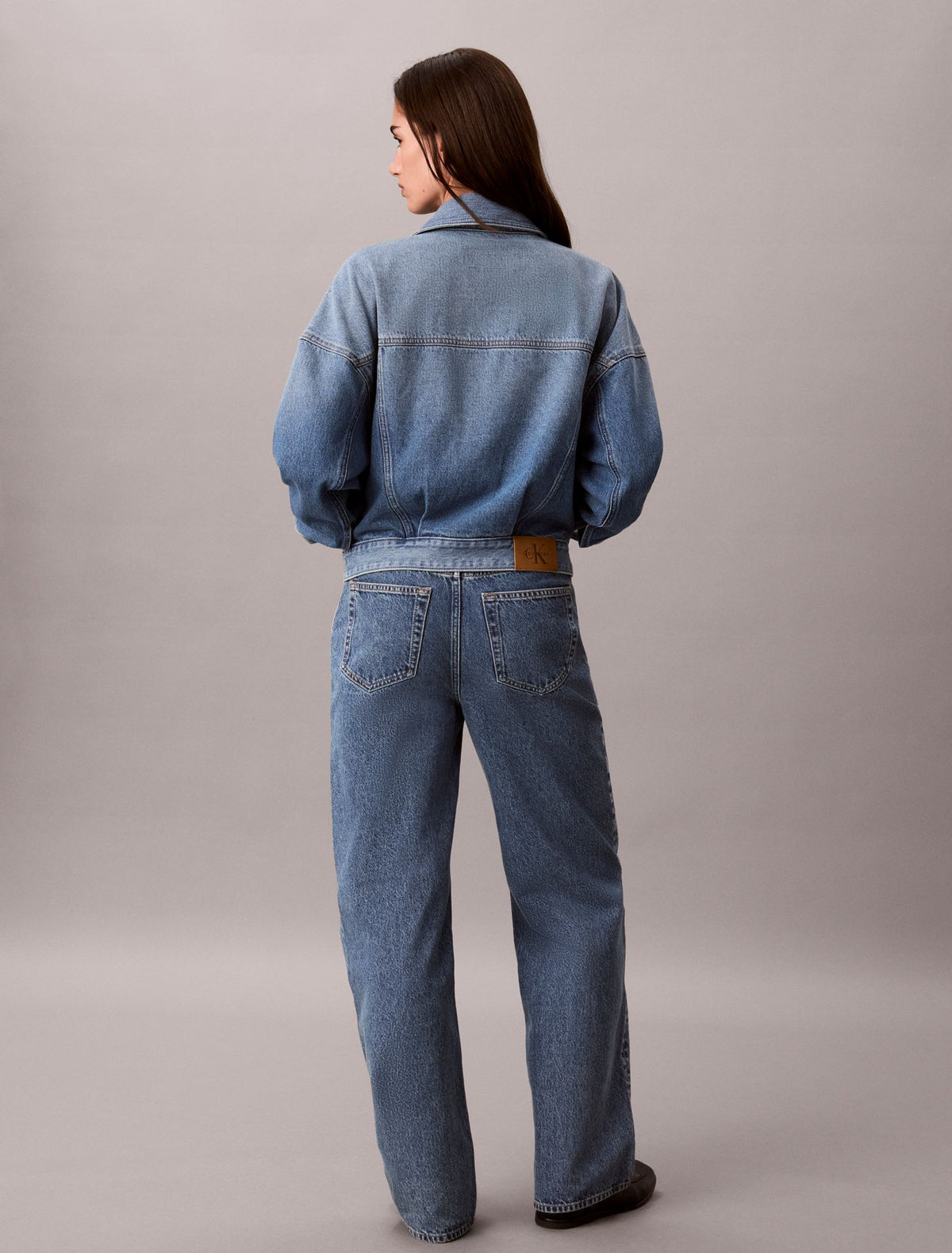 Calvin Klein Relaxed Trucker Denim Jacket