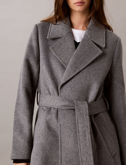 Calvin Klein Classic Wool Blend Coat