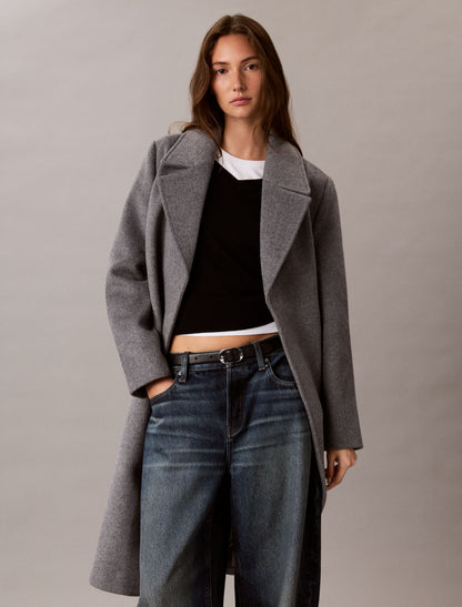 Calvin Klein Classic Wool Blend Coat
