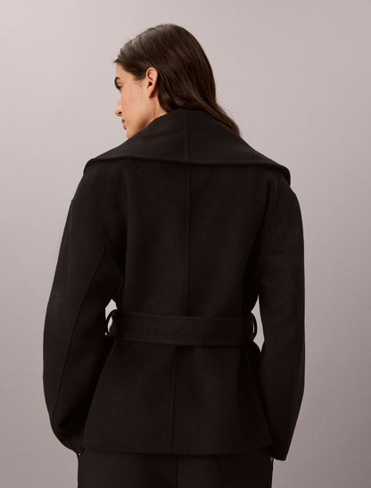Calvin Klein Shawl Hip Coat