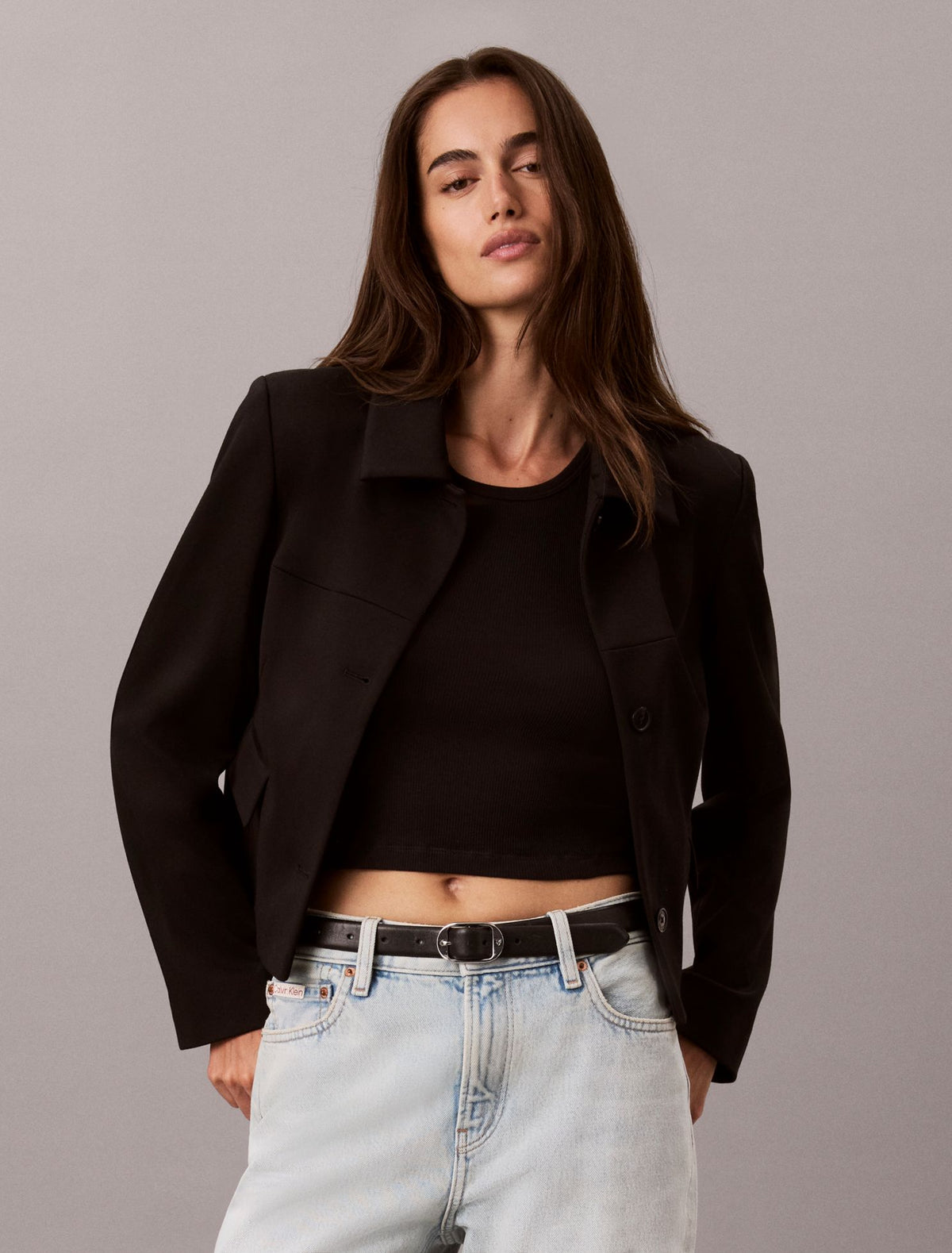 Calvin Klein Ponte Knit Jacket