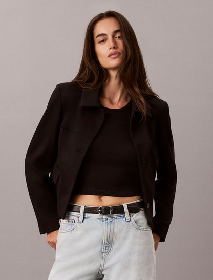 Calvin Klein Ponte Knit Jacket