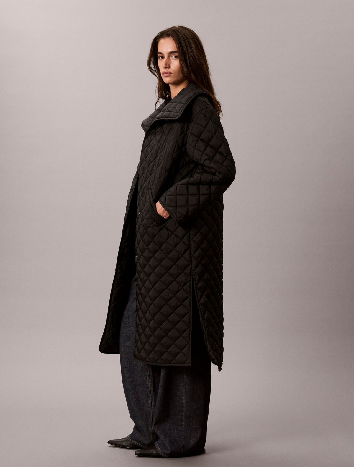 Calvin Klein Quilted Liner Coat
