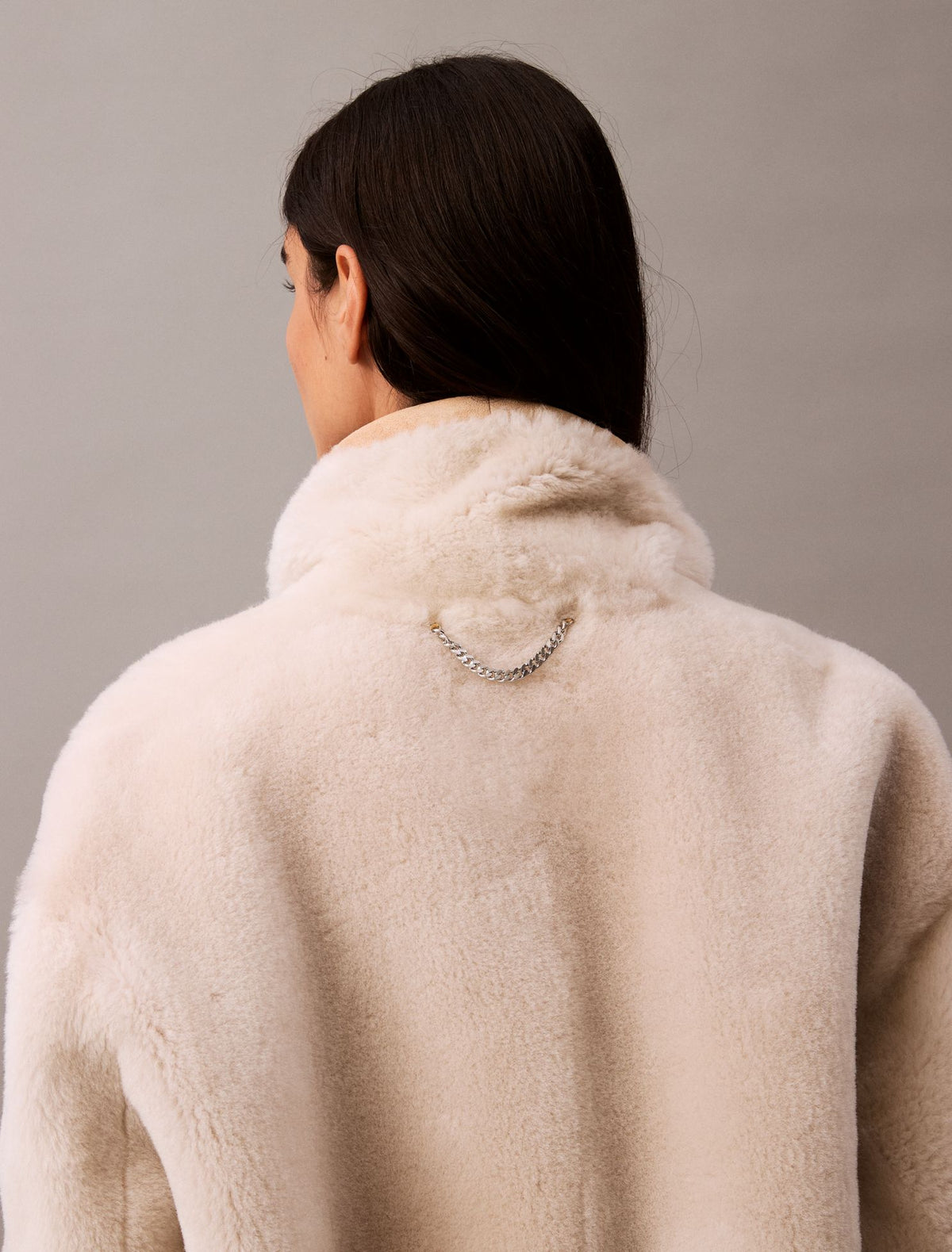 Calvin Klein Reversible Shearling Coat