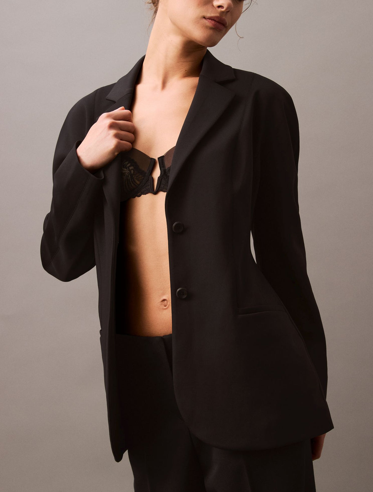 Calvin Klein Smooth Dolman Classic Blazer