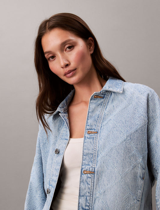 Calvin Klein Denim Relaxed Trucker Jacket