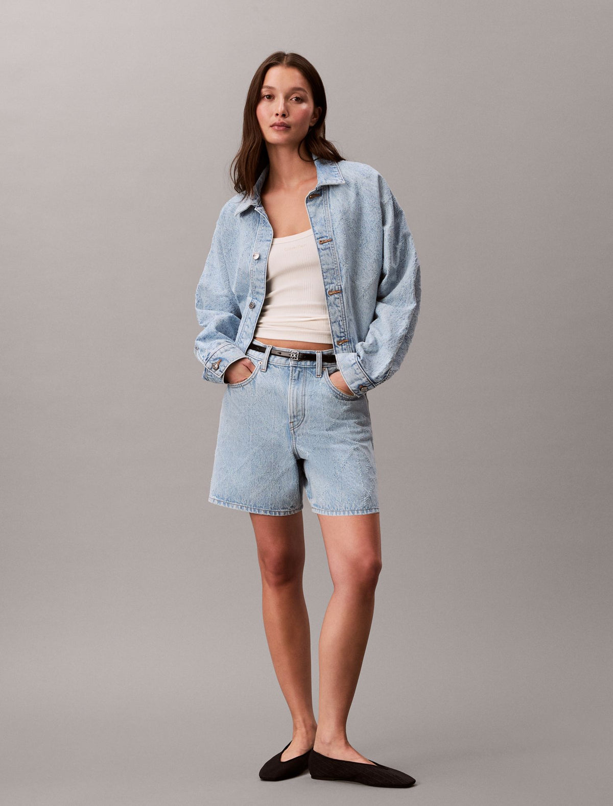 Calvin Klein Denim Relaxed Trucker Jacket